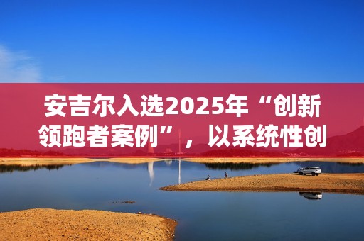 安吉尔入选2025年“创新领跑者案例”，以系统性创新为净水行业注入新质生产力