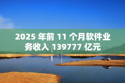 2025 年前 11 个月软件业务收入 139777 亿元