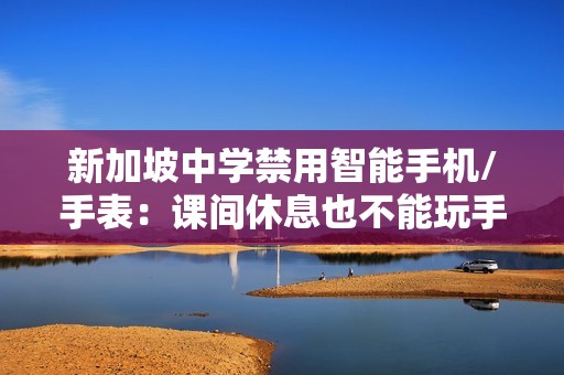 新加坡中学禁用智能手机/手表：课间休息也不能玩手机