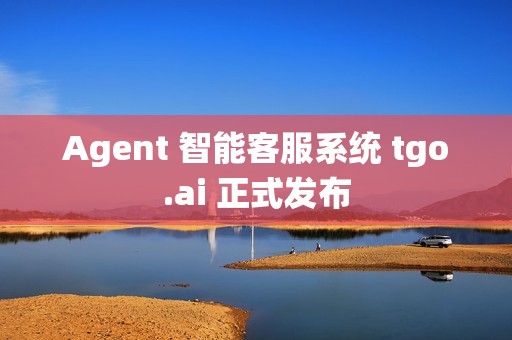 Agent 智能客服系统 tgo.ai 正式发布