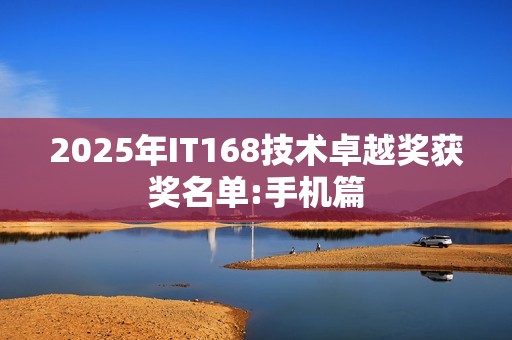 2025年IT168技术卓越奖获奖名单:手机篇