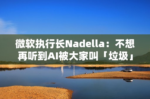 微软执行长Nadella：不想再听到AI被大家叫「垃圾」