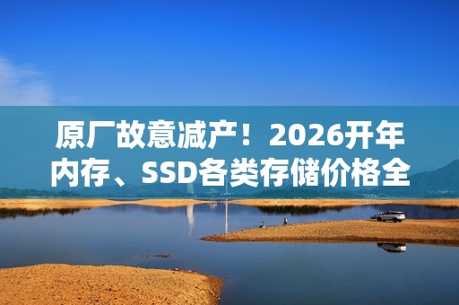 原厂故意减产！2026开年内存、SSD各类存储价格全面上涨：最高涨幅60%