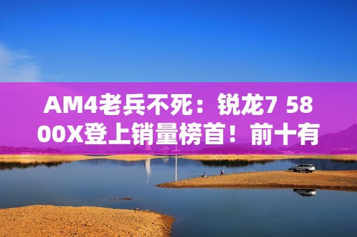 AM4老兵不死：锐龙7 5800X登上销量榜首！前十有4款是AM4