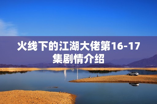 火线下的江湖大佬第16-17集剧情介绍