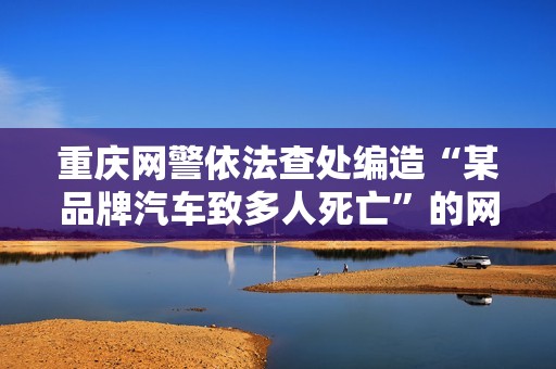 重庆网警依法查处编造“某品牌汽车致多人死亡”的网络谣言