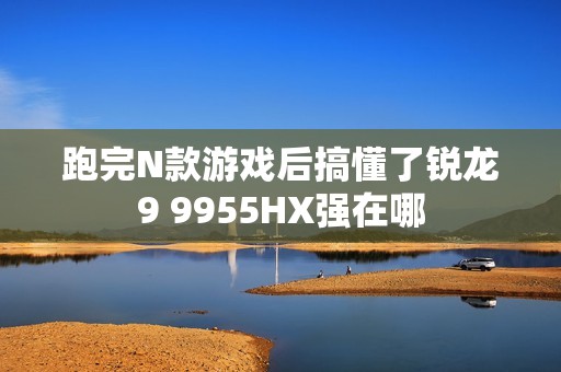 跑完N款游戏后搞懂了锐龙9 9955HX强在哪