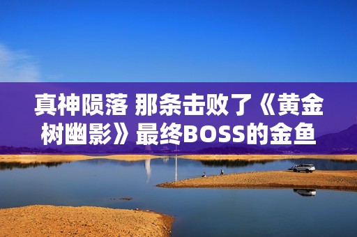 真神陨落 那条击败了《黄金树幽影》最终BOSS的金鱼去世了