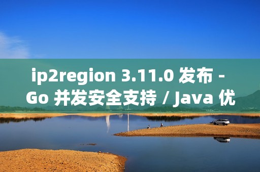 ip2region 3.11.0 发布 - Go 并发安全支持 / Java 优化