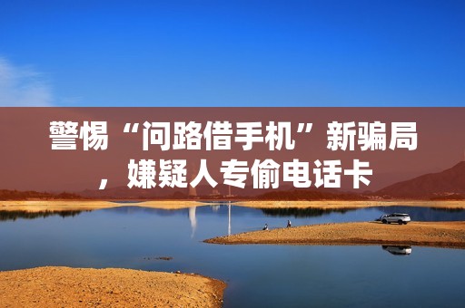 警惕“问路借手机”新骗局，嫌疑人专偷电话卡