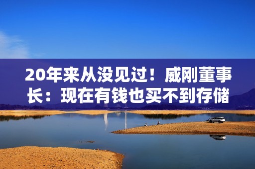 20年来从没见过！威刚董事长：现在有钱也买不到存储