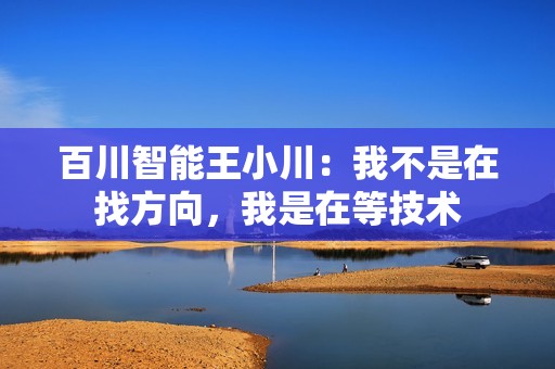 百川智能王小川：我不是在找方向，我是在等技术