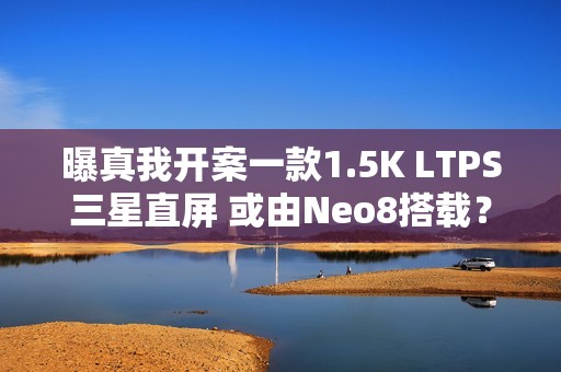 曝真我开案一款1.5K LTPS三星直屏 或由Neo8搭载？