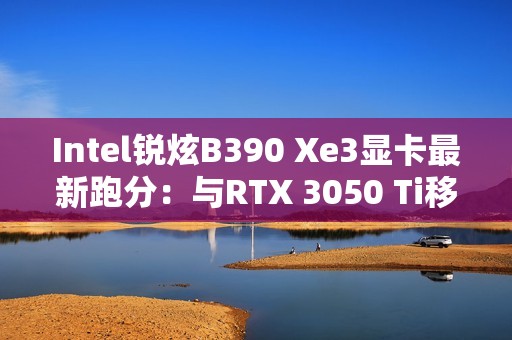 Intel锐炫B390 Xe3显卡最新跑分：与RTX 3050 Ti移动版相当！