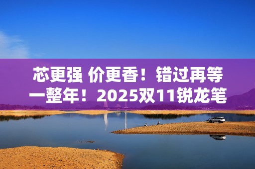 芯更强 价更香！错过再等一整年！2025双11锐龙笔记本优选