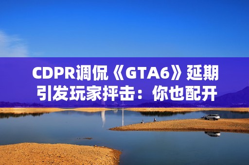 CDPR调侃《GTA6》延期 引发玩家抨击：你也配开玩笑？