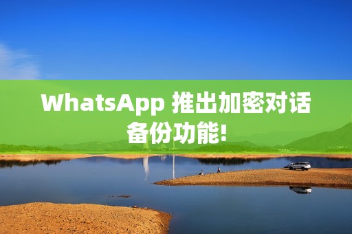 WhatsApp 推出加密对话备份功能!