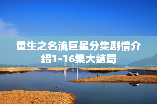 重生之名流巨星分集剧情介绍1-16集大结局