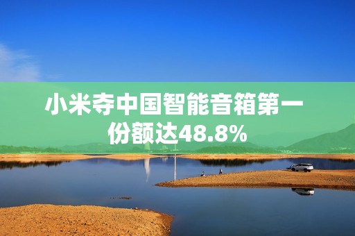 小米夺中国智能音箱第一 份额达48.8%