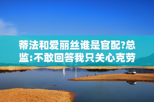 蒂法和爱丽丝谁是官配?总监:不敢回答我只关心克劳德