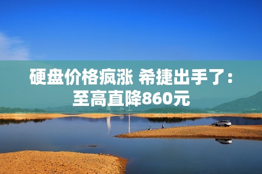 硬盘价格疯涨 希捷出手了：至高直降860元