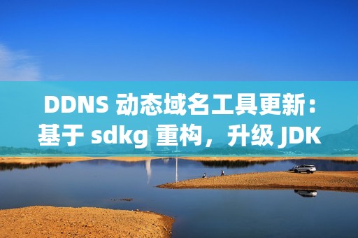DDNS 动态域名工具更新：基于 sdkg 重构，升级 JDK 和 Spring Boot 版本等