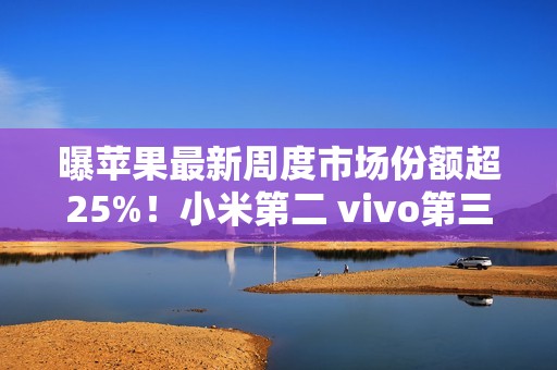 曝苹果最新周度市场份额超25%！小米第二 vivo第三