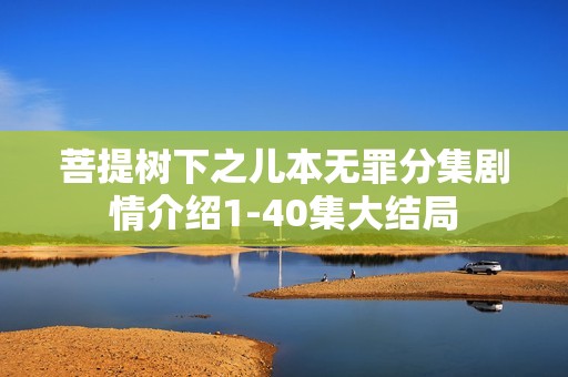 菩提树下之儿本无罪分集剧情介绍1-40集大结局