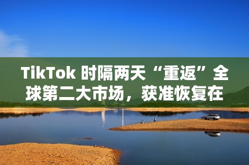 TikTok 时隔两天“重返”全球第二大市场，获准恢复在印尼运营