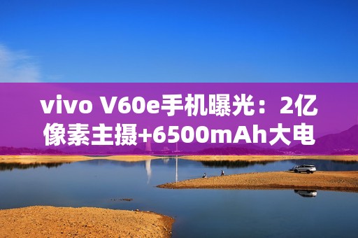 vivo V60e手机曝光：2亿像素主摄+6500mAh大电池