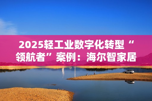 2025轻工业数字化转型“领航者”案例：海尔智家居榜首