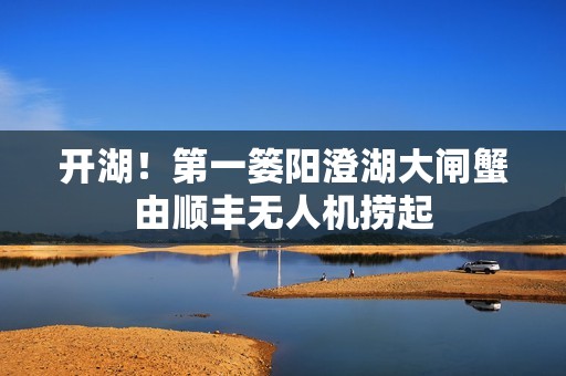 开湖！第一篓阳澄湖大闸蟹由顺丰无人机捞起