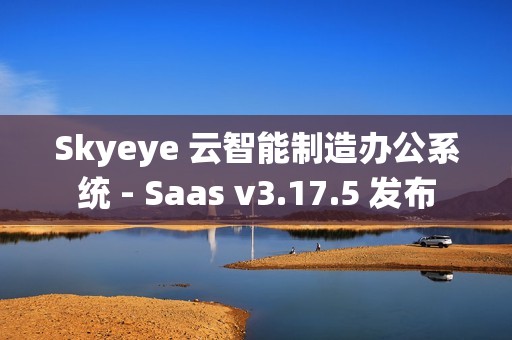 Skyeye 云智能制造办公系统 - Saas v3.17.5 发布