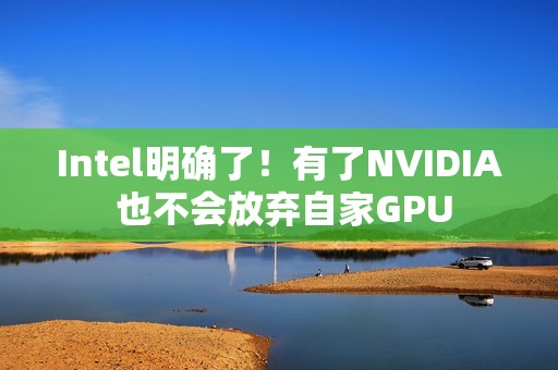 Intel明确了！有了NVIDIA 也不会放弃自家GPU