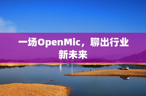 一场OpenMic，聊出行业新未来