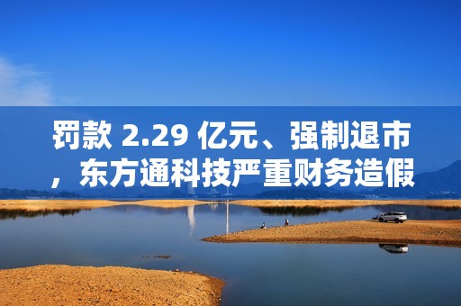 罚款 2.29 亿元、强制退市，东方通科技严重财务造假