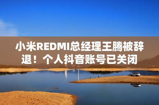 小米REDMI总经理王腾被辞退！个人抖音账号已关闭