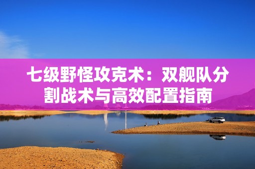 七级野怪攻克术：双舰队分割战术与高效配置指南