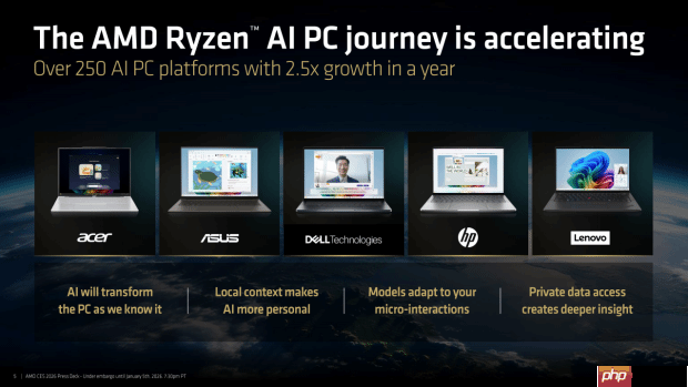 AI驱动计算变革 AMD携多款处理器新品亮相CES 2026