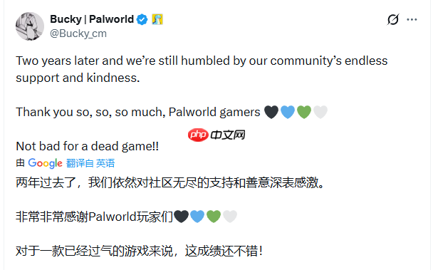 《幻兽帕鲁》回应批评:游戏凉了？Steam榜单不答应！