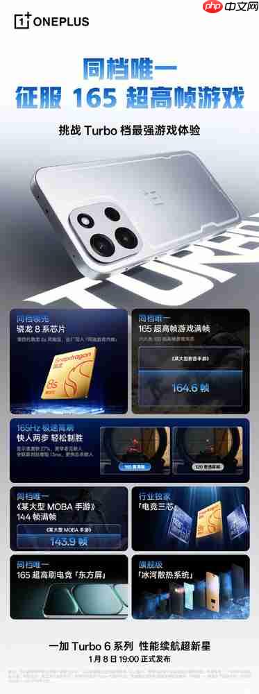 一加 Turbo 6挑战Turbo档最强游戏体验 叠加国补真香