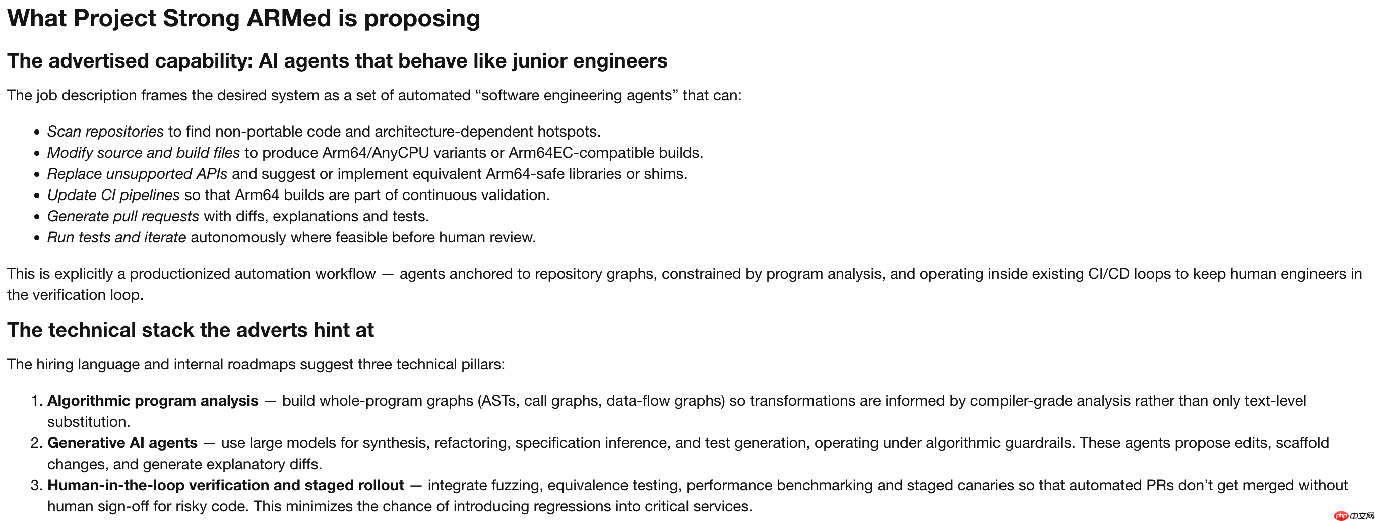 微软开发“Project Strong ARMed”：使用 AI 移植 x64 代码至 WoA
