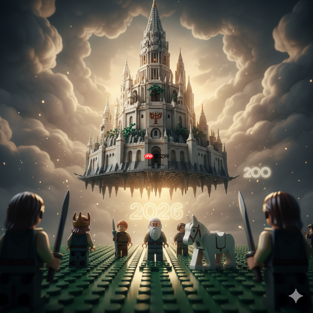 刚铎之城降临！乐高×魔戒新作惊传破8千片积木 预计2026年现身