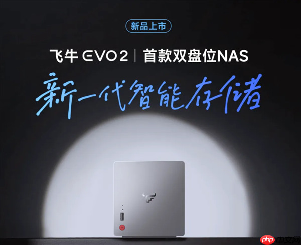 1999元起 飞牛首款双盘位NAS EVO 2预售：最高扩展68TB、英特尔N150 CPU