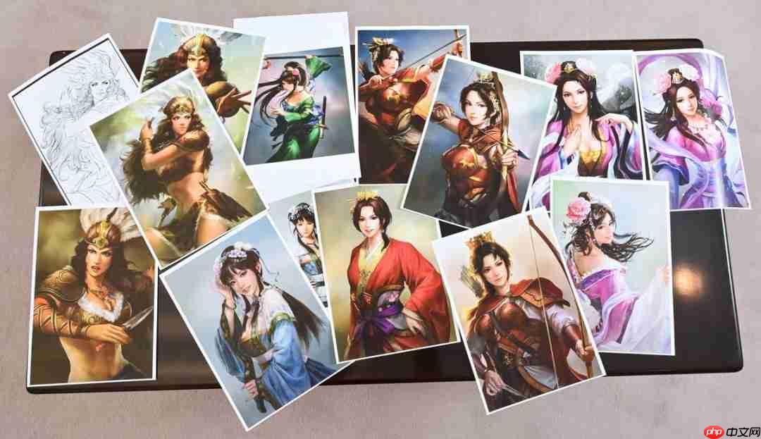 光荣《三国志》诞生40周年 部分角色插画设计的变迁