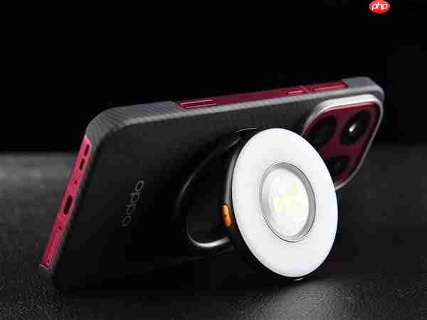 OPPO哈苏磁吸闪补光环灯上手：199元闭眼入