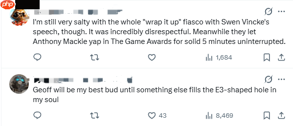 TGA和杰夫是对的？外网热议：该不该给玩家投票权