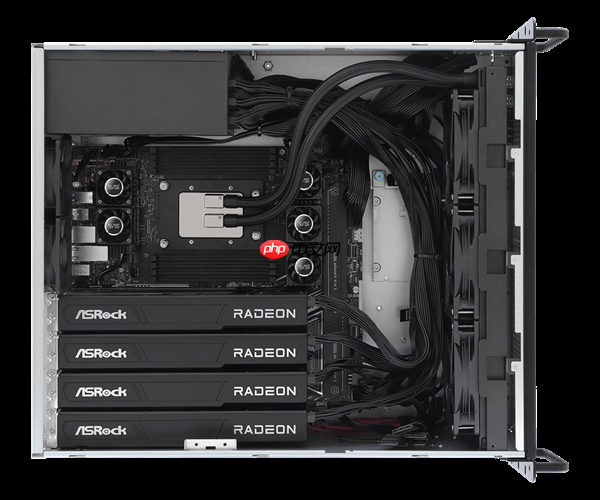 华擎工作站配备四块AMD R9700 32GB专业显卡：搭档Zen5/4撕裂者