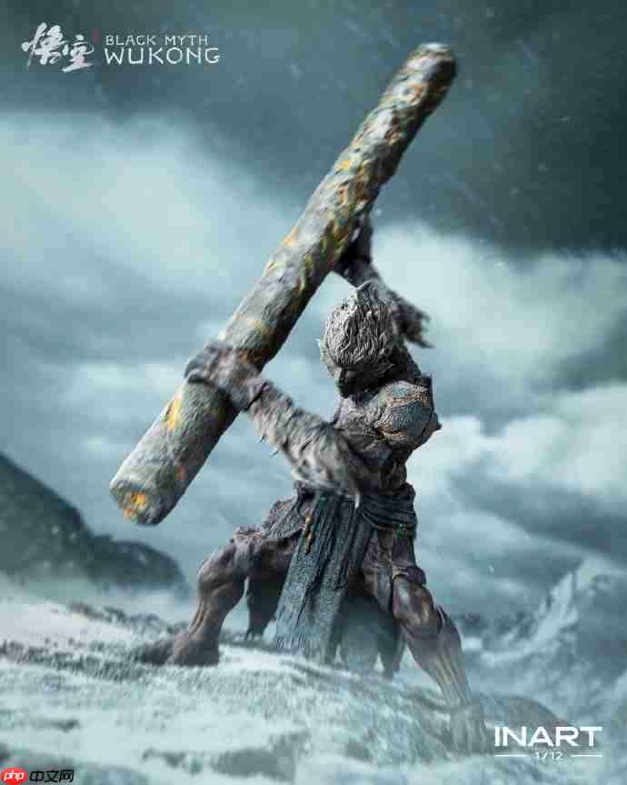 昆仑顶上柱擎天！《黑神话：悟空》石猿手办即将开订