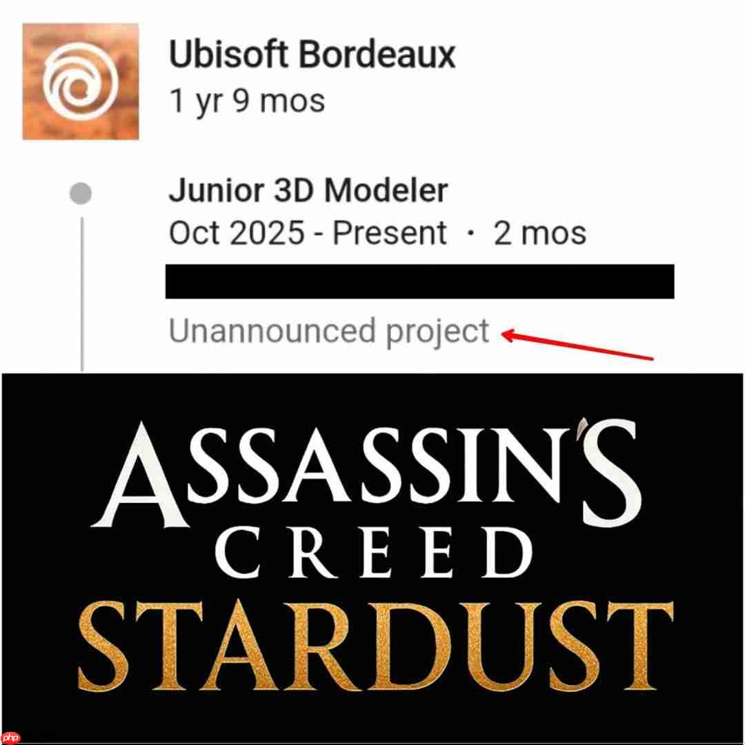 育碧未公布新作曝光 或为《刺客信条1》重制版！